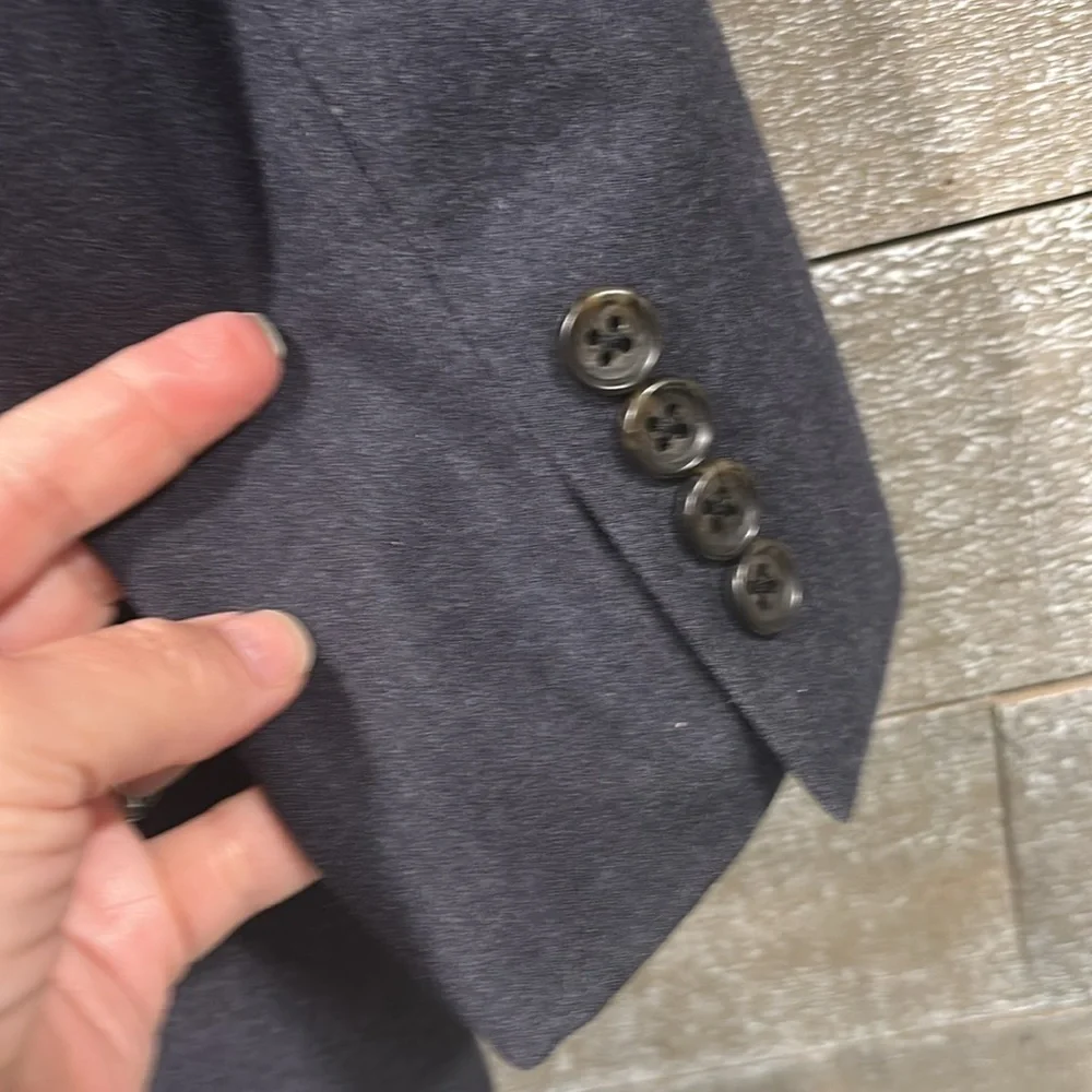 Wallin & Bros 100% wool blue grey sports coat size 38R
